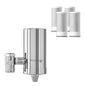 Waterdrop Water Filter for Sink Faucet, 360° Rotating Stainless Steel, NSF Certified Water Purifier for Kitchen Sink, 12 Months Long Lasting Tap Water Filter, Reduce Chlorine, 4 Filters