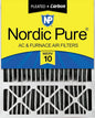Nordic Pure 20x25x5 (Actual Size: 19 7/8 x 24 7/8 x 4 3/8) Honeywell Replacement Air Filters MERV 10 Plus Carbon 1 Pack