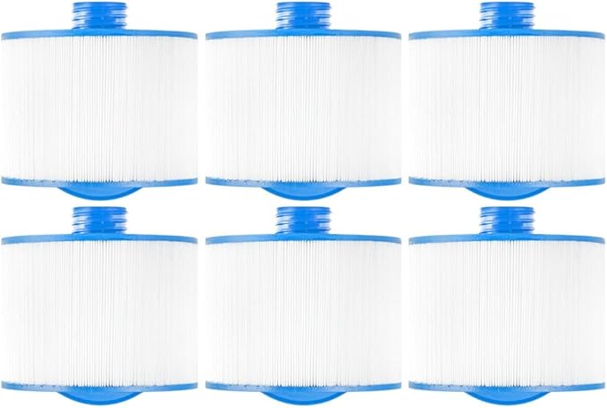 Clear Choice CCP149 Pool Spa Replacement Cartridge Filter for Bullfrog 50 and Bullfrog 35 manufactured between 2003-2012. High Quality Filter Media, 8" Dia x 6" Long, [6-Pack]
