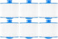 Clear Choice CCP149 Pool Spa Replacement Cartridge Filter for Bullfrog 50 and Bullfrog 35 manufactured between 2003-2012. High Quality Filter Media, 8" Dia x 6" Long, [6-Pack]