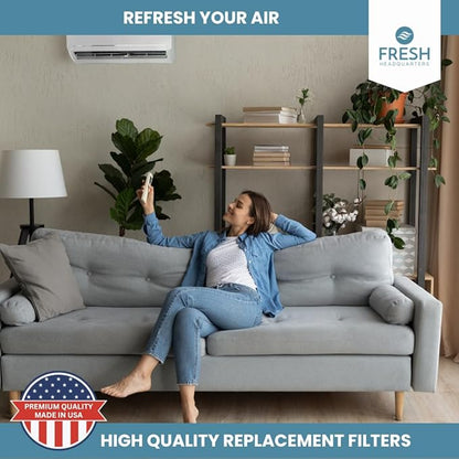 Activated Carbon Air Filter Pad - 24"x16" Cut To Fit AC & Furnace Filter - Removes Dust, Pollen, Pet Odors & VOCs, Versatile for Window Units, RV, Air Purifier, & Vents, Made in USA