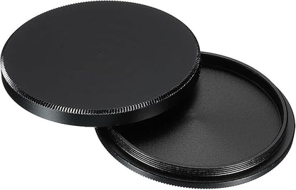 PATIKIL 40.5mm Lens Cap, Camera Lens Cap Cover Universal Front Metal Lens Filter Stacks Cap Protective Case for 40.5mm Camera Circular Polarizing Fader ND Filter, Black
