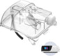 Replacement Tubing Adapter for ResMed AirSense 11 and AirCurve 11 Series Machines, Compatible with Cleaning and Sanitizer Machines, Universal Tubing Adapter Only