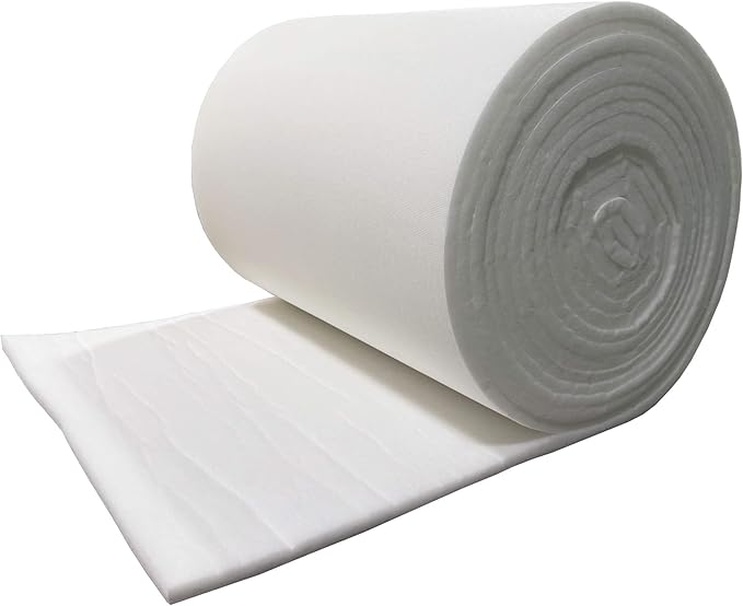 wioboy Paint Booth Ceiling Filter, Spray Booth Tacky Intake Filter for Down Draft Paint Booths (36" x 280" (1/case))