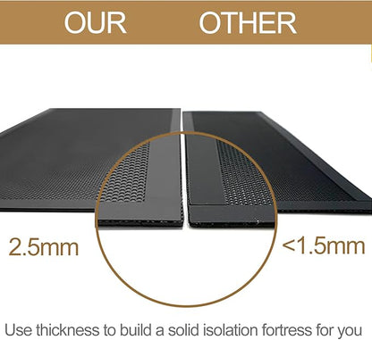Magnetic Vent Covers Screen 4 Pack - 4x10 Inch Air Vent Filters with Durable PVC Frame, Washable Mesh Screen for Home HVAC, Floor Registers & Vents - Secure Fit, Easy Installation