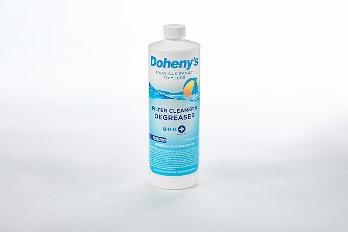 Doheny's Pool Filter Cleaner Degreaser | 100% Professional-Grade | Prevents Sand Bed Channeling And