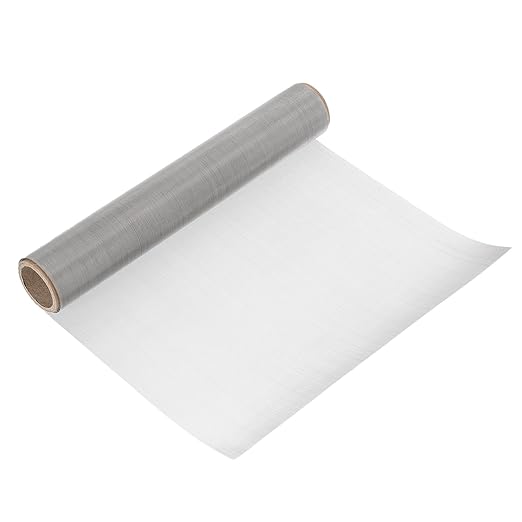 uxcell 60 Mesh 39" x 12" Woven Wire Mesh, 304 Stainless Steel Air Vent Filter Screen, Window Screen Mesh for DIY Projects Vents Cover Filtration Animals Fence