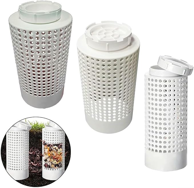 Underground Compost Bin - Efficient Farm Drainage Filter Garden Fish Pond - Sustainable Kitchen Waste Composting (200mm)(200mm)