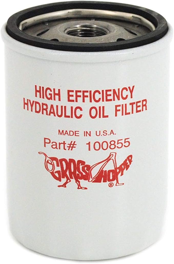 Grasshopper Mower Hi-Efficiency Transmission Filter, 7-micron Absolute Drive Assembly Oil Filter, Genuine Replacement Part For Grasshopper FrontMount 928D Gemini Series, Lawn & Yard Mowing, OEM 100855