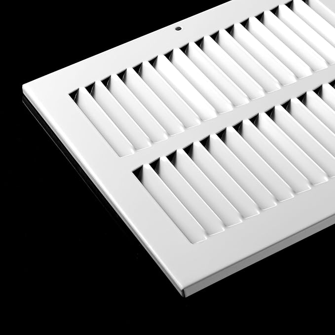 12x6 Vent Cover(Duct Opening Size),Air Return Vent Cover,Flat Vent Cover,Rejillas De Aire Acondicionado para Casa,Return Air Grilles,Outer Dimensions:13.75"W x 7.75"H(12"W x 6"H, Duct Opening)