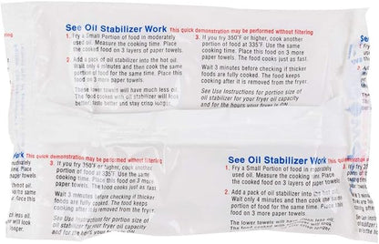 MirOil P100 Fry Powder Oil Stabilizer and Filter Aid, 90 x Size C Portion Pack(160ML Each) Fry Powder, Food Centers Cook Hotter, Deep Fryer Cooking Oil Saver Helps Save Grease & Remove Carbon Deposits