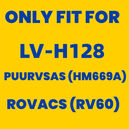 4 Pack LV-H128 Replacement Filter Compatible with LEVOIT LV-H128 / PUURVSAS (HM669A) / ROVACS (RV60) Air Purifiers, 3-in-1 Middle Layer, Activated Carbon Layer and Pre-Filter