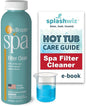 SplashWiz Proteam Spa Filter Clean - Spa Filter Cleaner for hot tub - Hot tub Filter Cleaner Soaking Solution Hot Tub Chemicals Care Guide - Made in USA (1 pt)
