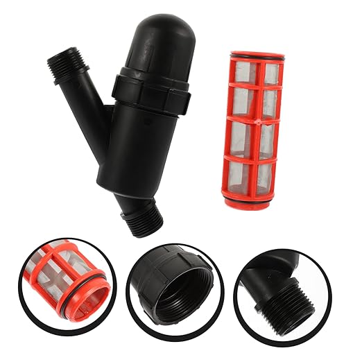 Toyvian Y Shape Irrigation Filter Mesh Water Saving Tool Durable Stainless Steel Design for Efficient Drip Irrigation Gardens and Farms