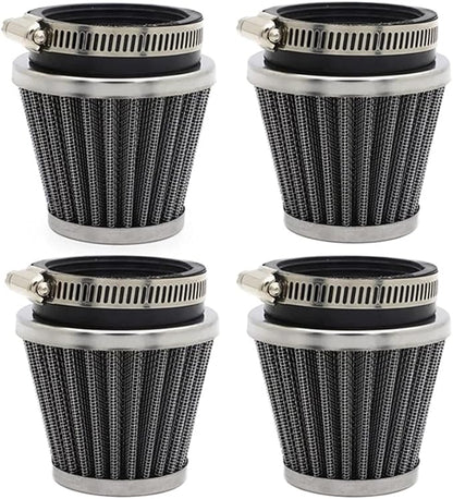 4x 54MM Air POD Filters For Kawasaki KZ KZ750 KZ1000 KZ1100 GPZ750 ZX900 Suzuki GS700 GS750 GS850 GS1000 GS1100 GS1150
