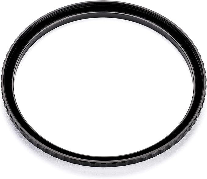 NiSi - Brass Pro 58mm to 82mm Step-Up Ring - Threaded Stepping Adapter Ring, 58mm Male Lens Attachment 82mm Female Filter and Accessory Thread - Matte Black Finish to Prevent Reflections, Brass Alloy