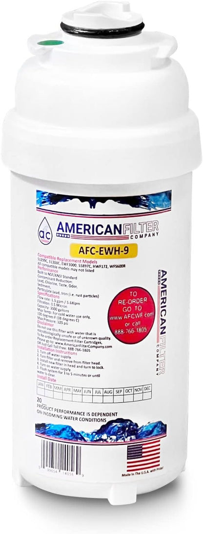 American Filter Company®, Water Filter, Model # AFC-EWH-3000 Compatible with WaterSentry(R) Plus 51300C Water Filters 1-Filter