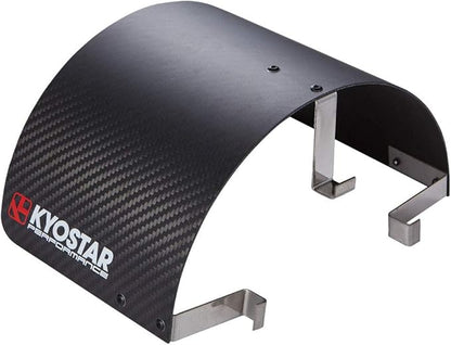 Kyostar Universal 100% Real Carbon fiber Air Filter Heat Shield Cover Burning Air Intake Filter Cover for 2.5-3.5" Cone Filter