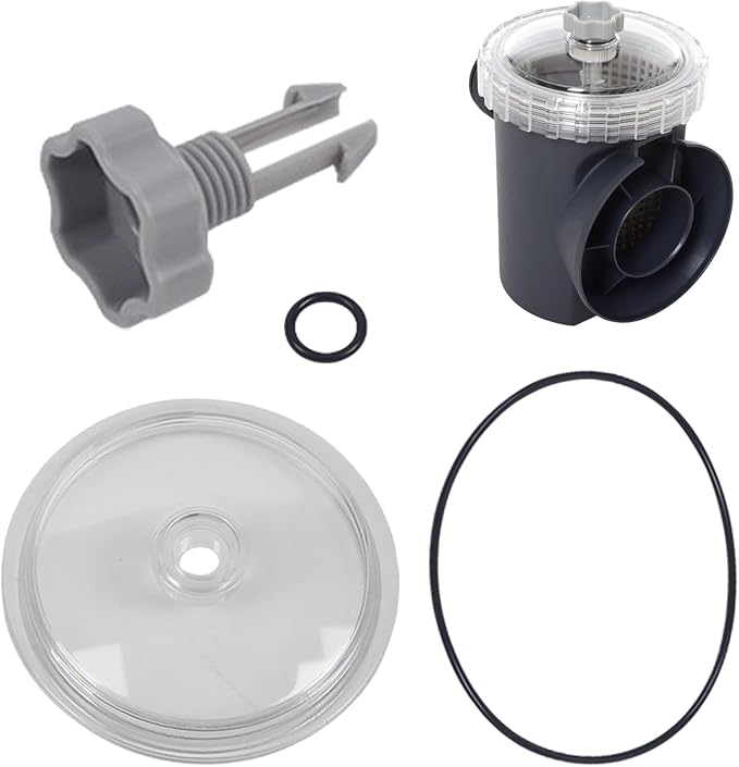 Filter Pump Cover - Trap Lid Replacement Part, Pool Pump Housing Cap with s | Valve Seal Container Cover, Sturdy Filter Trap Protector for Swimming Pools, Sand Filtration Units, Backyard Setup