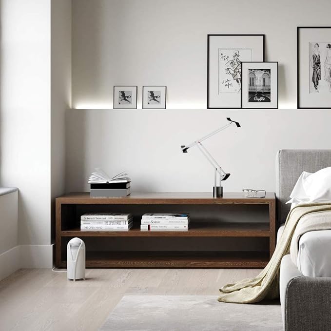 AirFree T800 Filterless Silent Air Purifier for Home Requires No Filter, Fan, or Humidifier, Covers 180 sq ft – White. No ozone.