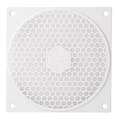 Silverstone Technology FF121 White Colored 120mm Fan Filter with Honeycomb Grille, SST-FF121W