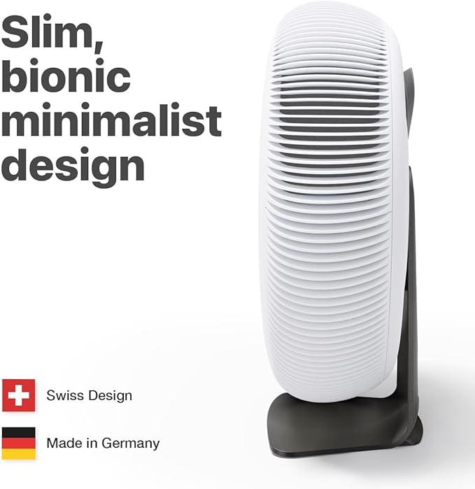 IQAir Atem X - 2-Pack - Smart Air Purifier for Large Rooms up to 3300 sq. ft., WiFi App Control, HyperHEPA Filters Viruses, Bacteria, Allergies, Asthma, Mold, Pets, Dust, Odor; Made in Germany