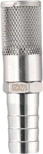 Stainless Steel 304 Hose Barb Filter 3/4 Inch (19-20mm) for Fuel Gas Line Pipe for Pump Inlet with 1.5mm Mesh Strainer, Compatible with 3/4" Hose(20mm)