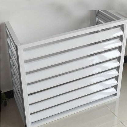Multifunctional Aluminum Shutter Privacy Fence, Mini Split Cover for External Units, freestanding Enclosure to Cover Garbage Or Units, Noise Reduction, Suitable for Garden, Balcony, Outdoor ( Color :