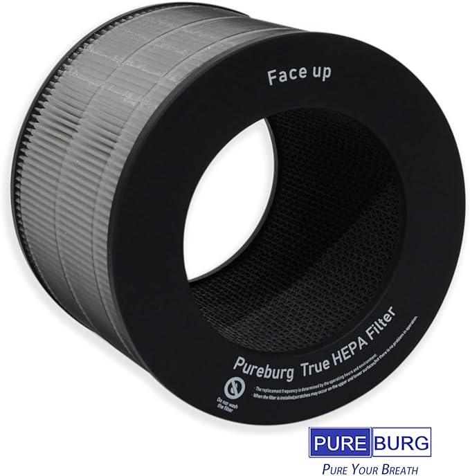PUREBURG Replacement Filter Compatible with LG PuriCare AeroTower U9C Series U9CV2B U9CS1C U9CV1C Air Purifying Fan,H13 4-Stage Filtration Activated Carbon Air Clean