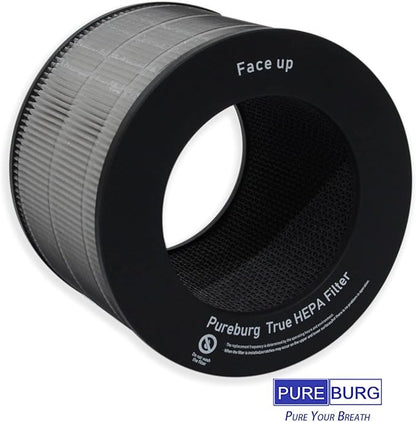 PUREBURG Replacement Filter Compatible with LG PuriCare AeroTower U9C Series U9CV2B U9CS1C U9CV1C Air Purifying Fan,H13 4-Stage Filtration Activated Carbon Air Clean