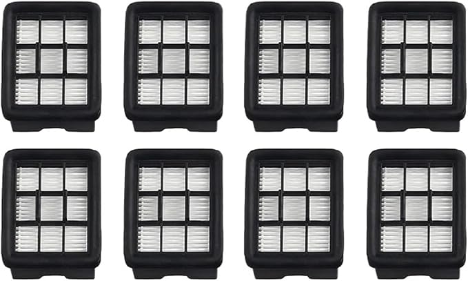 wet dry vacuum cleaner, Compatible For Redkey W12 Floor Scrubber Vacuum Replacement Spare Parts Accessorie HEPA Filter,for home and floor(8pcs)