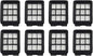 wet dry vacuum cleaner, Compatible For Redkey W12 Floor Scrubber Vacuum Replacement Spare Parts Accessorie HEPA Filter,for home and floor(8pcs)