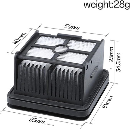 Vacuum Cleaner Filter，Compatible For Dreame，H12 Pro M12 Pro M13 H13 Pro T12 H20 H30 H12S H12 Floor Scrubber Accessories(4pcs)