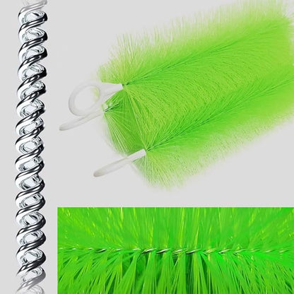 Stainless Steel Filter Brushes - High-Efficiency Biofiltration Media for Aquarium, Pond, and Koi Tank Cleaning