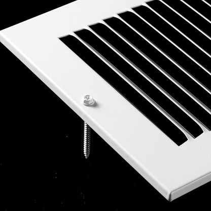 6x10 Vent Cover(Duct Opening Size),Air Return Vent Cover,Flat Vent Cover,Rejillas De Aire Acondicionado para Casa,Return Air Grilles,Outer Dimensions:7.75"W x 11.75"H(6"W x 10"H, Duct Opening)