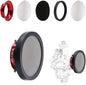 Carburetor Carb 40mm Velocity Stack Air Filter Cleaner Modified Trumpet with Sponge Filter Steel Mesh for VM22 PZ22 GX160 GX200 CT200U Short Fast Intake Suggest for Small Displacement (Red,40mm)
