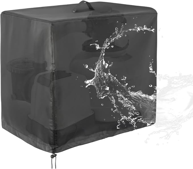 Sand Filter Cover - Easy Install Waterproof Housing, Heavy Duty Pool Strainer Shield, Outdoor Equipment Protector, Weather Resistant Enclosure | Secure Filtration Safety for Debris Removal Pet Safety