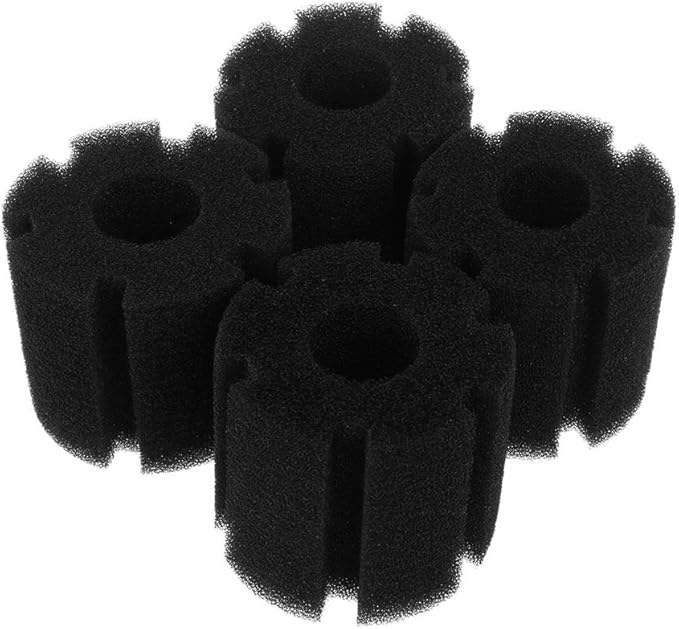 4-Pack Sponge Filter Foam Biochemical Sponge Replacement Aquarium Fish for Tank Accessories Pre SPO Aquarium Fish Tank Replacement Sponges