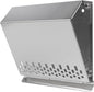 Vent Systems 4" Inch Air Supply Vent Cover with Rubber Gasket - Stainless Steel - Robust Weatherproof Outdoor Air Intake Box - Duct or Surface Mounting - Rain and Snow Protection
