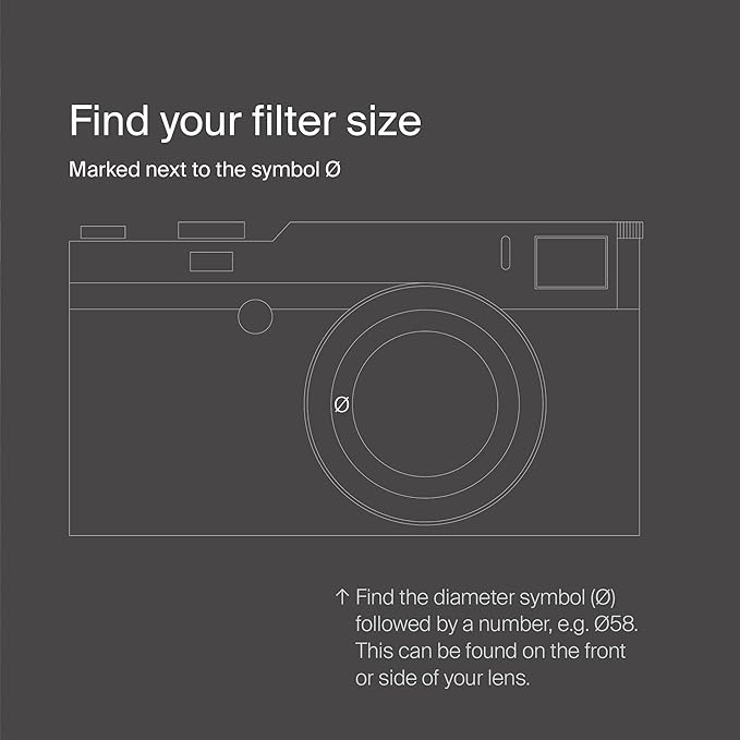 Urth 58mm Circular Polarizing (CPL) Lens Filter (Plus+) - 20-Layer Nano-Coated, Slim Design for Camera Lens Polarization
