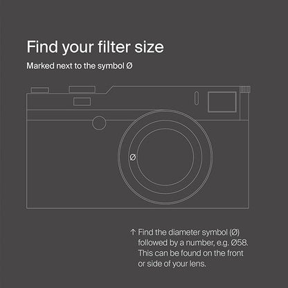 Urth 58mm Soft Graduated ND8 Lens Filter (Plus+) — 3-Stop, Ultra-Slim 20-Layer Nano-Coated Soft Grad Neutral Density Camera Lens Exposure Balance Filter
