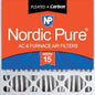 Nordic Pure 20x20x5 (Actual Size: 19 5/8 x 19 7/8 x 4 3/8) Honeywell Replacement Furnace Filters MERV 15 Plus Carbon 1 Pack