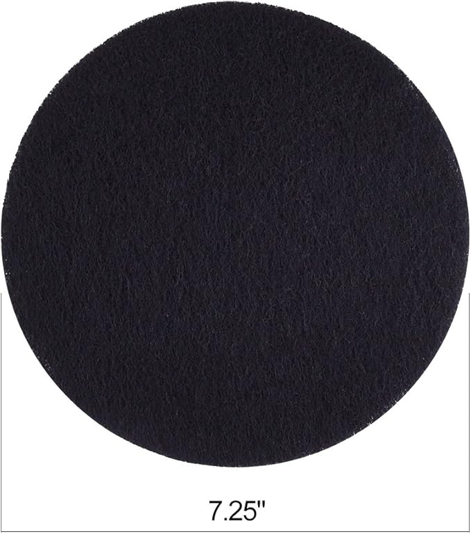 KUUQA 8 Pieces Compost Bin Filters for Kitchen Compost Pail Replacement Charcoal Filters, 7.25 inches Round