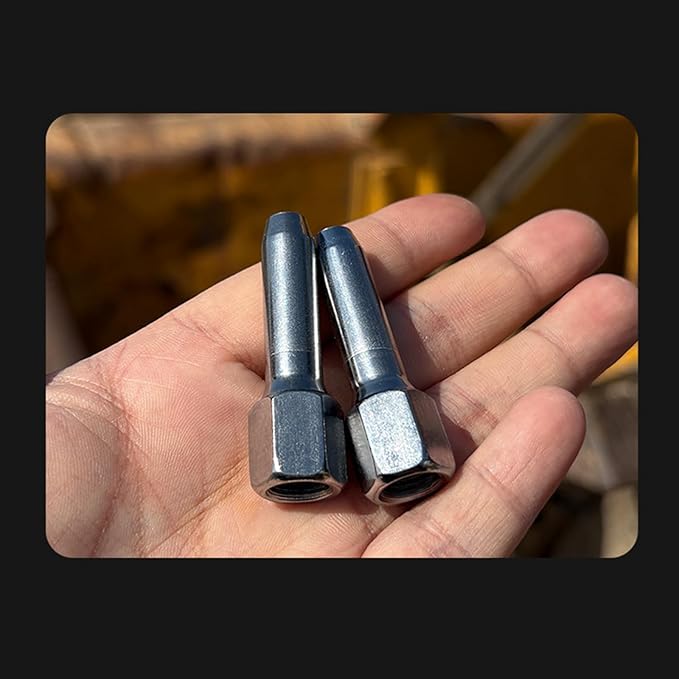 Pack of 2 Grease Nozzles with Leakproof Design & Built in Filter Suitable for Excavators Heavy Machinery Maintenance Fast Release Grease Nozzle