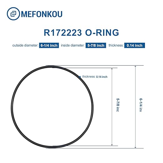 R172223 Housing O-Ring for Pentair Pool Spa Filter & Leaf Trap Parts R172240 AXW542 CX120D Waterway 805-0360 (2/Pack