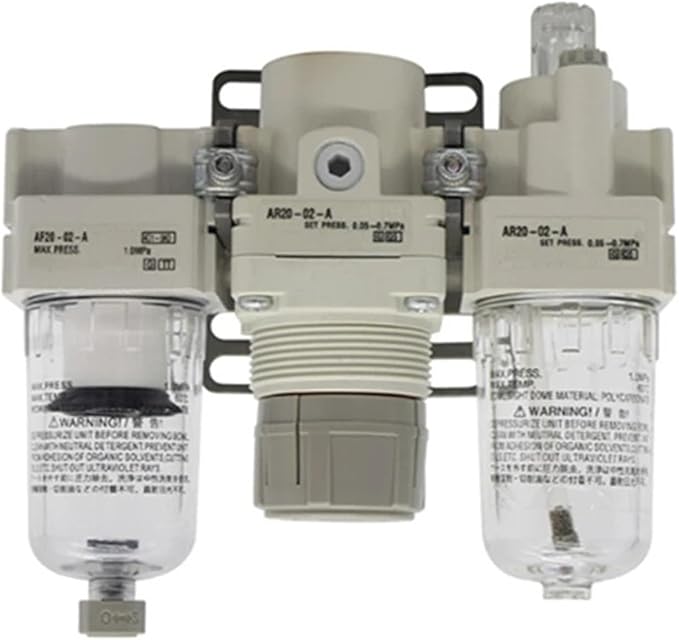 Air Combination Air Filter + Regulator + Lubricator AC-A Series AC20 AC30 AC20-02/02G/02C/02CG-A AC30-02-A(AC30-03DG-A)