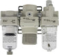 Air Combination Air Filter + Regulator + Lubricator AC-A Series AC20 AC30 AC20-02/02G/02C/02CG-A AC30-02-A(AC30-03G-SV-A)