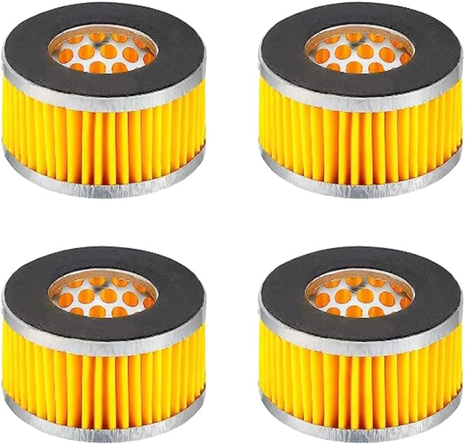 4PCS Air Compressor Intake Paper Filter Elements Piston Type Replacement Filter Element Accessories HE014