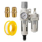 1/2" Auto-Drain FRL Assembly - Professional Grade Compressed Air Conditioner with Cyclonic Separation | 0-150 PSI Operating Range | CNC-Machined Body