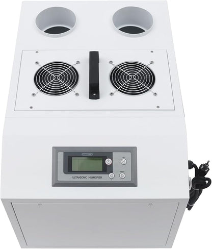 Ultrasonic Industrial Humidifier, 1200W 110V 15kg/h Agricultural Air Humidifier Sprayer Automatic Mist Cooling Machine Cool Mist Humidifiers w/Water Filter for Greenhouses Supermarkets Warehouses